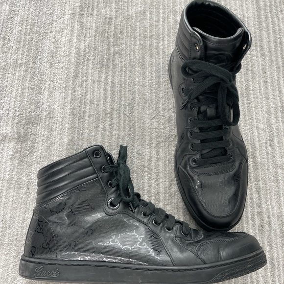 Gucci High Top Sneakers - Men’s - Size 9